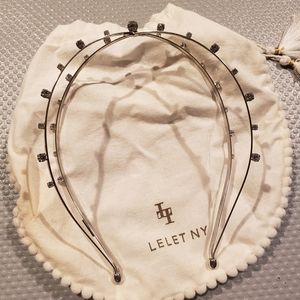 Lelet Rhodium Exes Crystal Headband